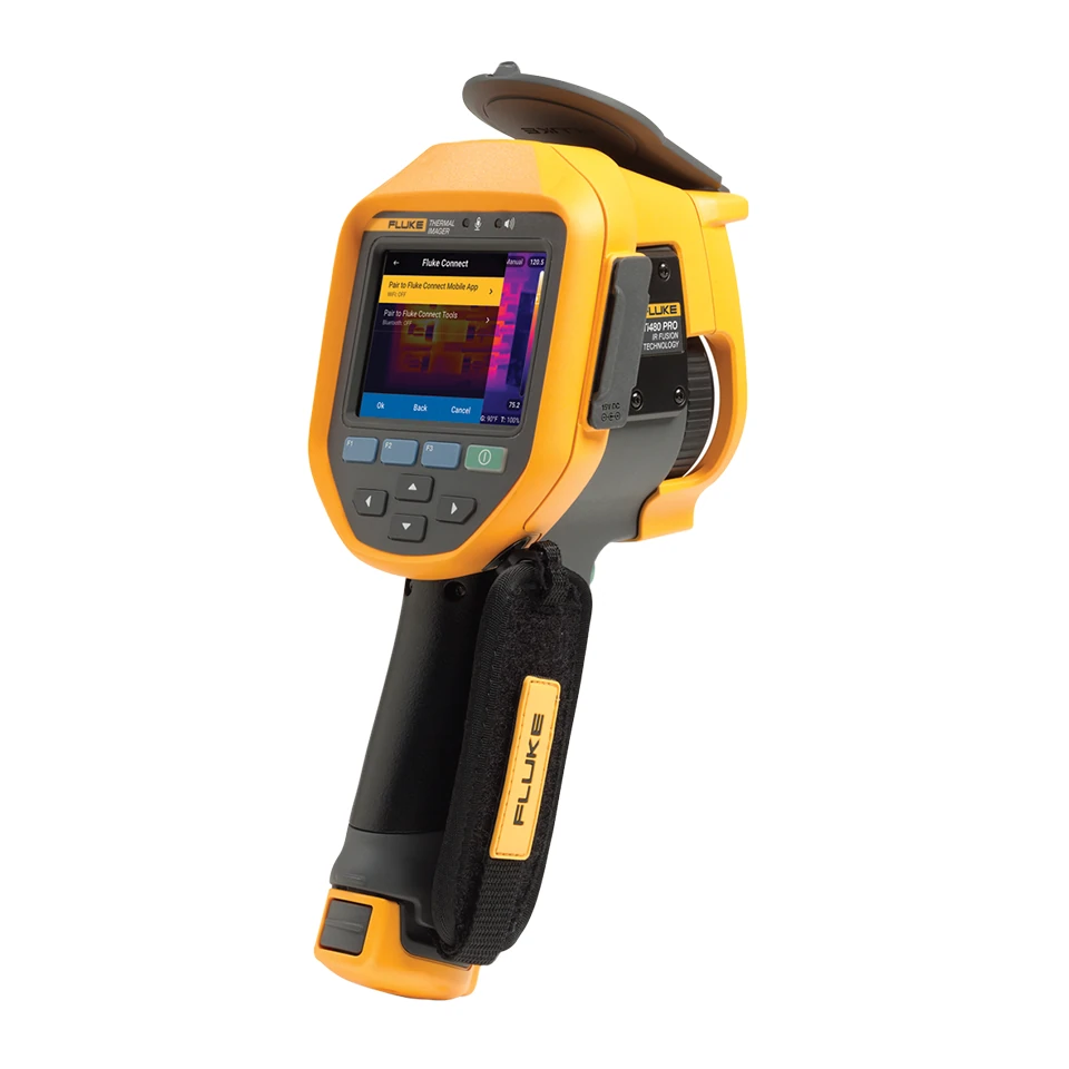 Handheld thermal imaging camera shown as an equipment category example